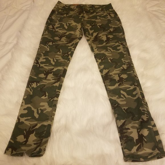 ROX DENIM LIGHT CAMOUFLAGE SKINNY'S - Picture 1 of 5